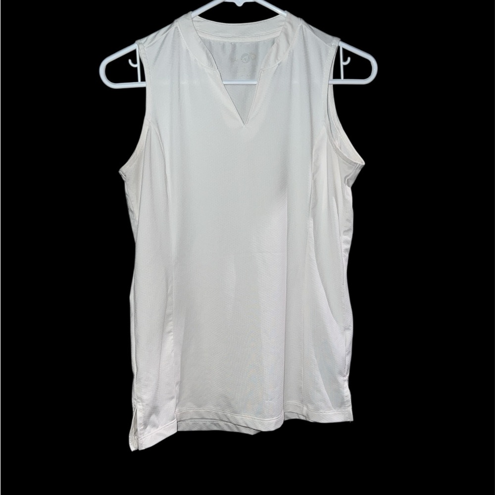 Baleaf White Sleeveless Athletic Shirt tennis / golf
